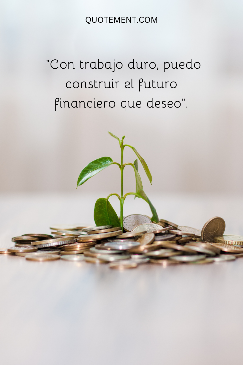 "Con trabajo duro, puedo construir el futuro financiero que deseo".