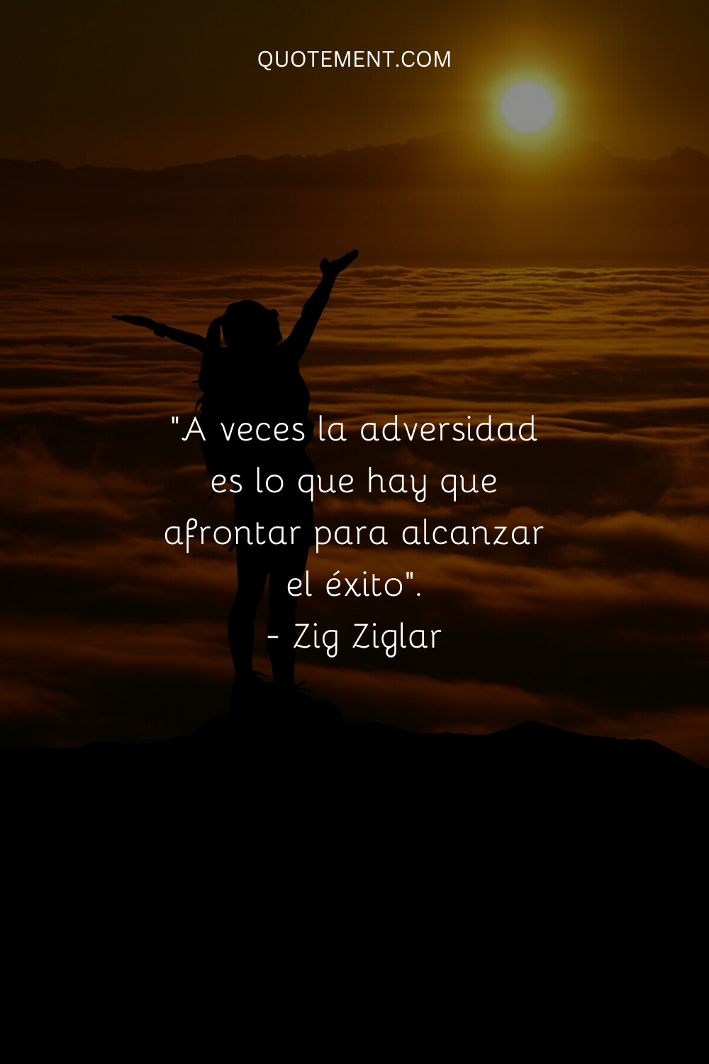 A veces hay que enfrentarse a la adversidad para tener éxito. - Zig Ziglar