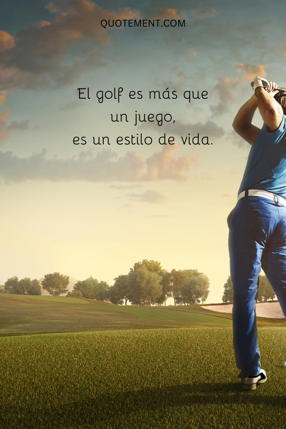El golf es más que un juego, es un estilo de vida.