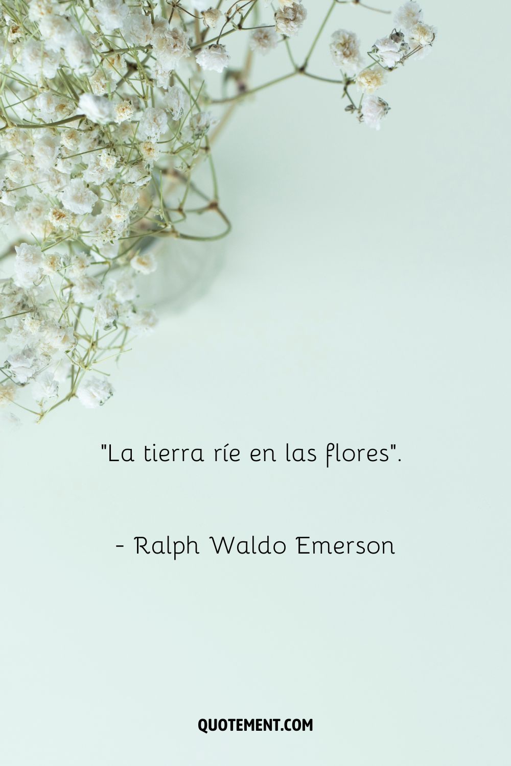 La tierra ríe en las flores. - Ralph Waldo Emerson