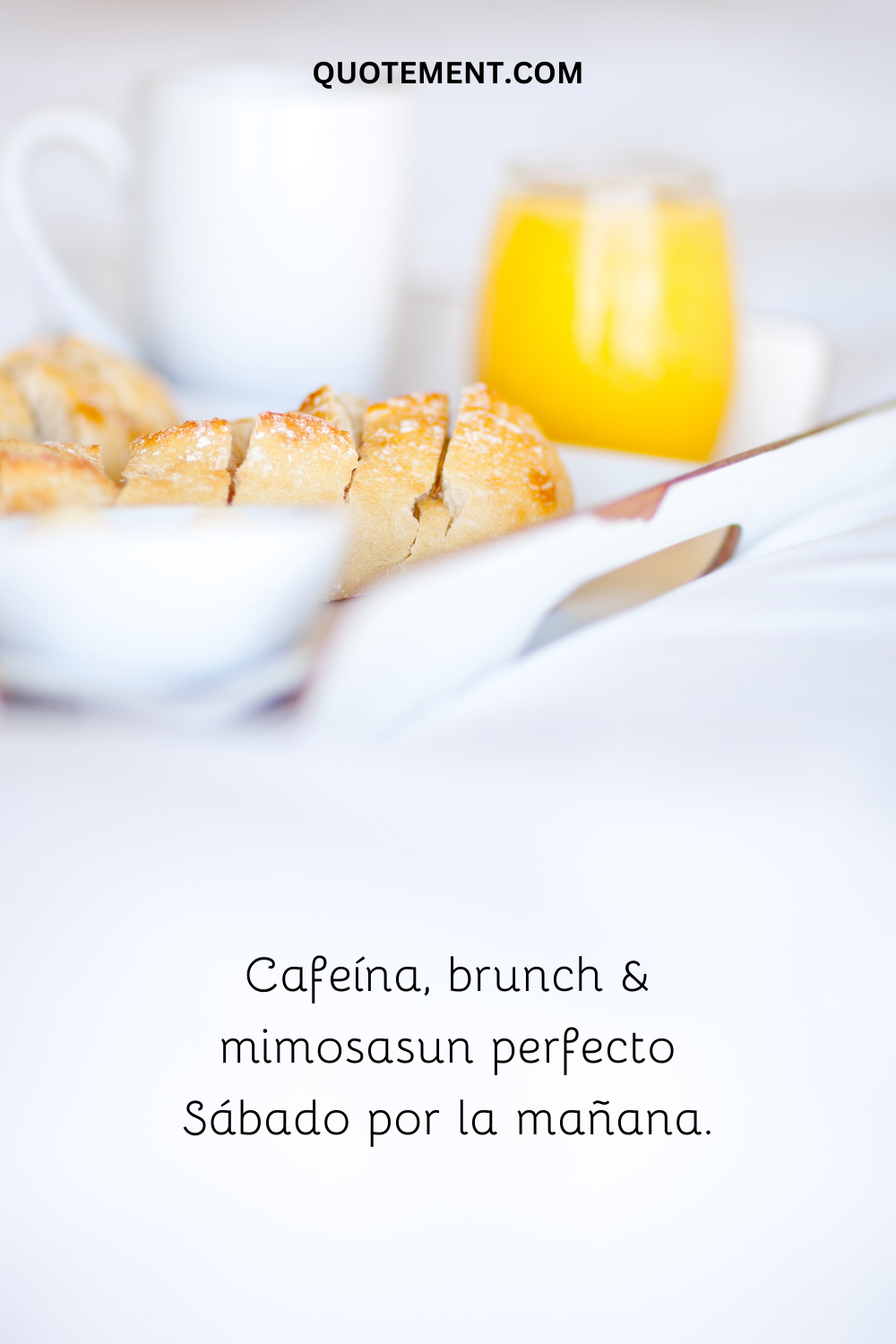 Cafeína, brunch y mimosas para un sábado por la mañana perfecto.