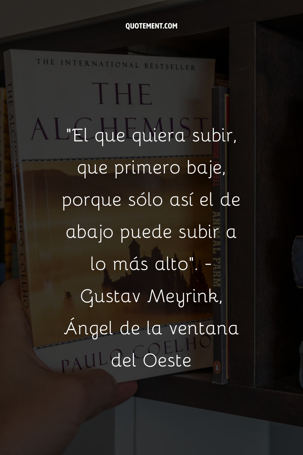 Quien quiera ascender, primero debe descender, porque sólo así los de abajo pueden subir a lo más alto.