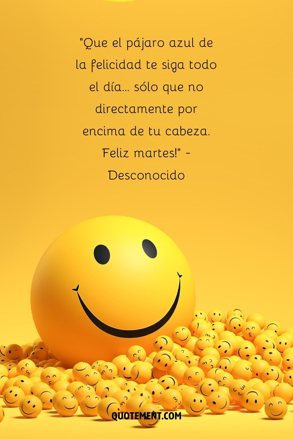 smile emojis imagen que representa positivo cita humorística martes