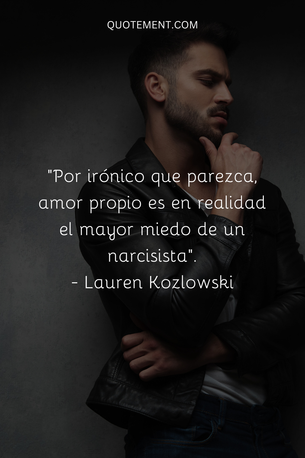 Aunque suene irónico, el amor propio es el mayor miedo de un narcisista...