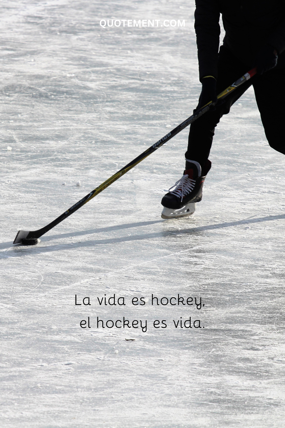 La vida es hockey, el hockey es vida.