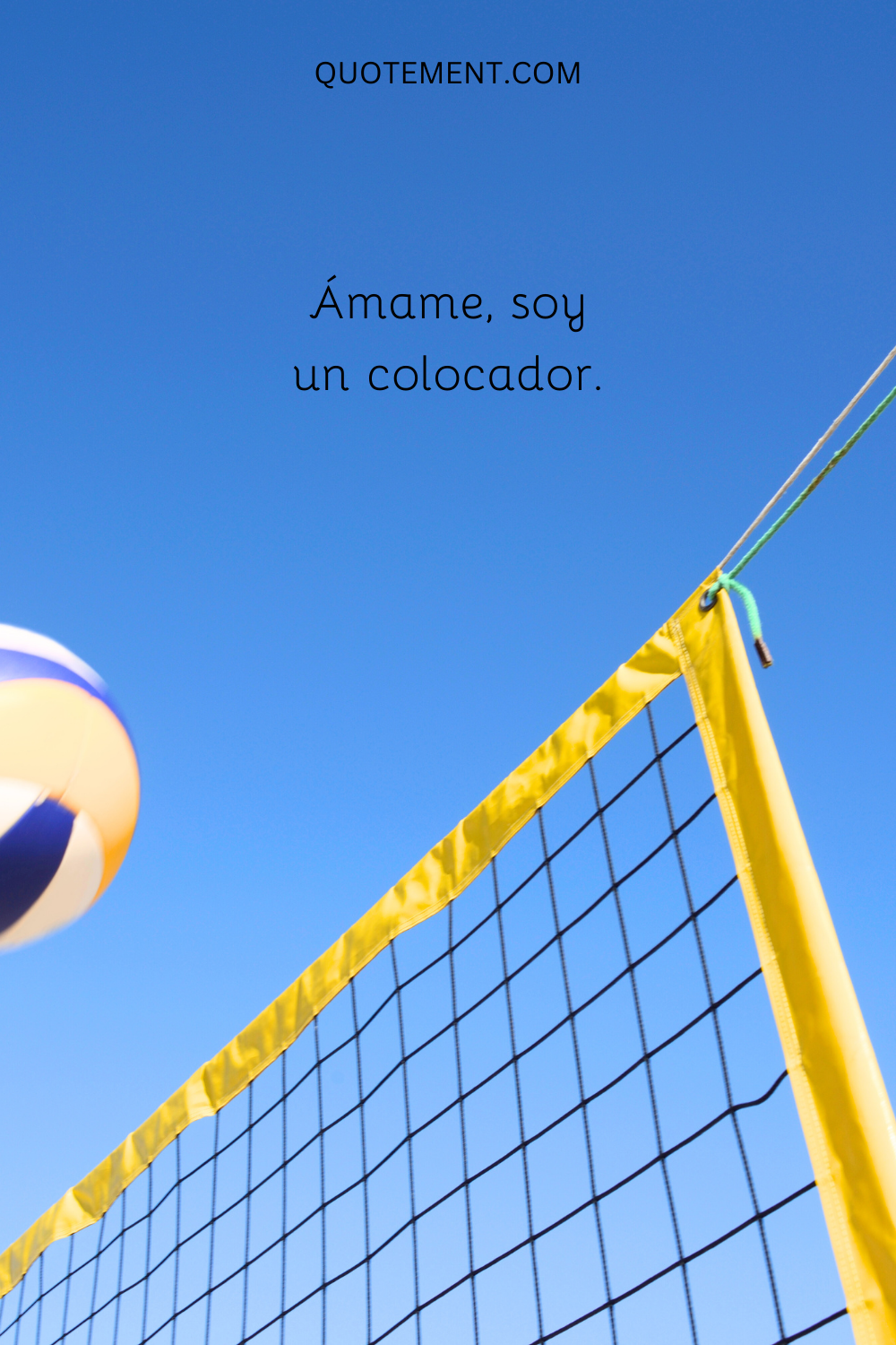 Ámame, soy un colocador.