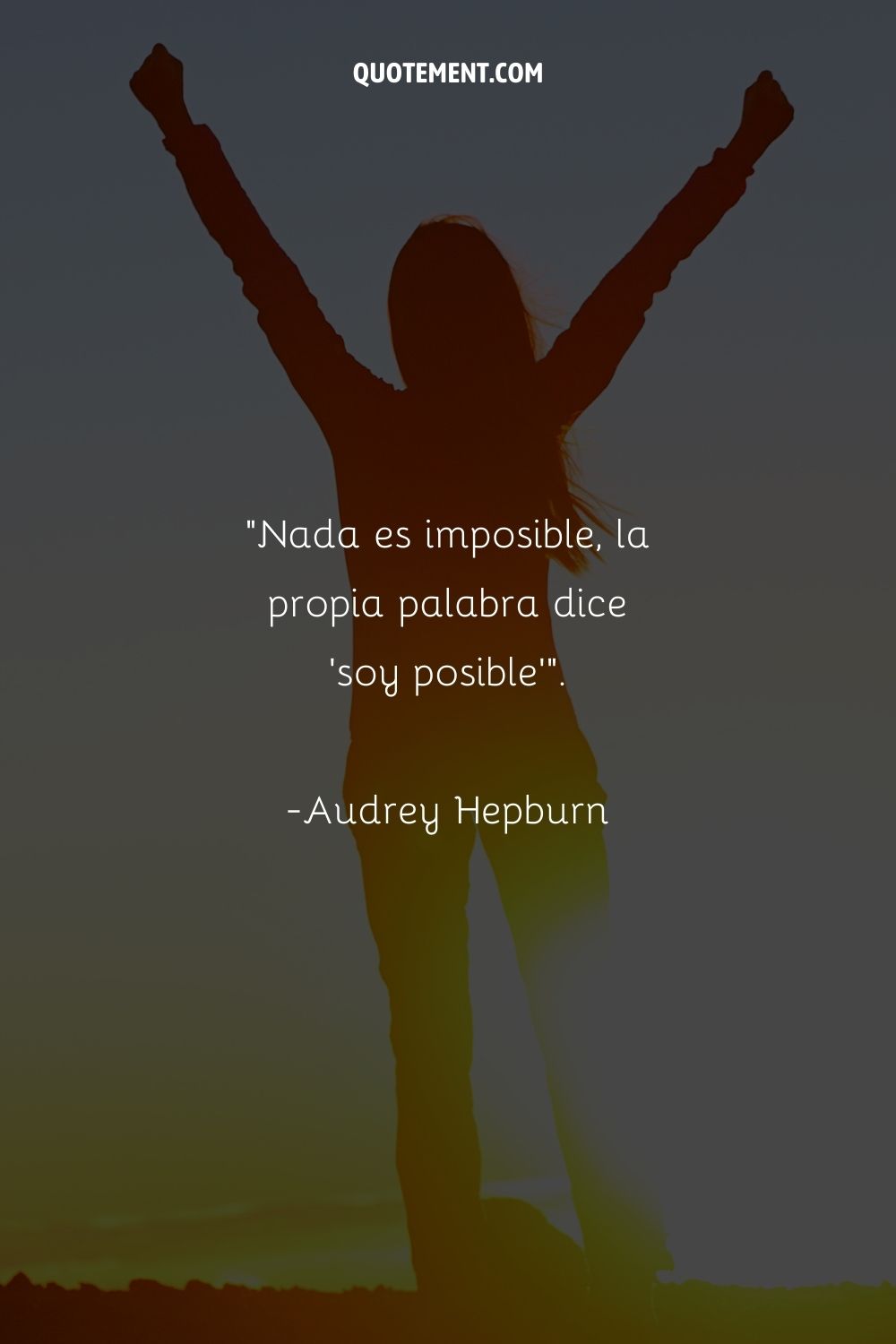 Nada es imposible, la propia palabra dice 'soy posible