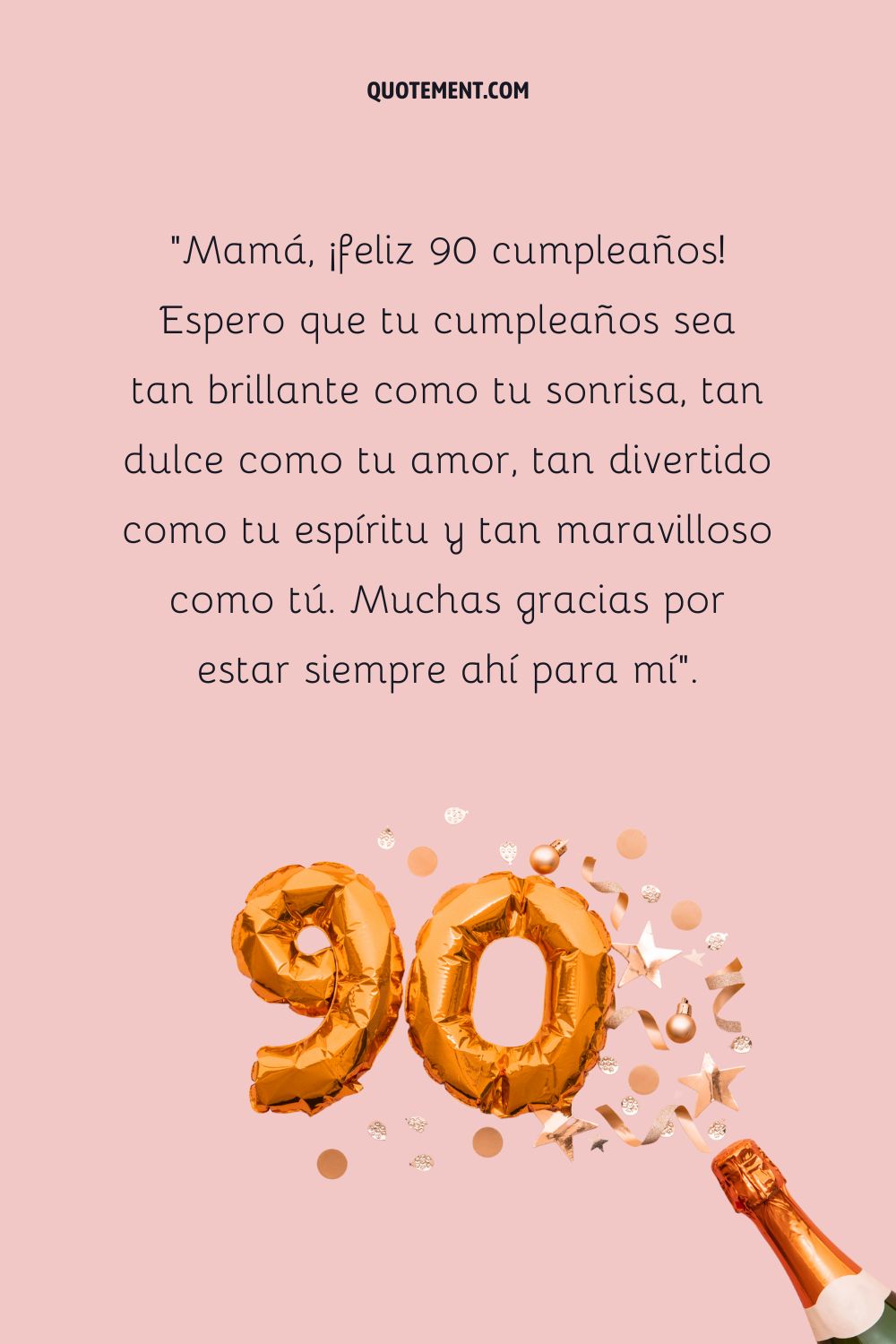 Mamá, feliz 90 cumpleaños