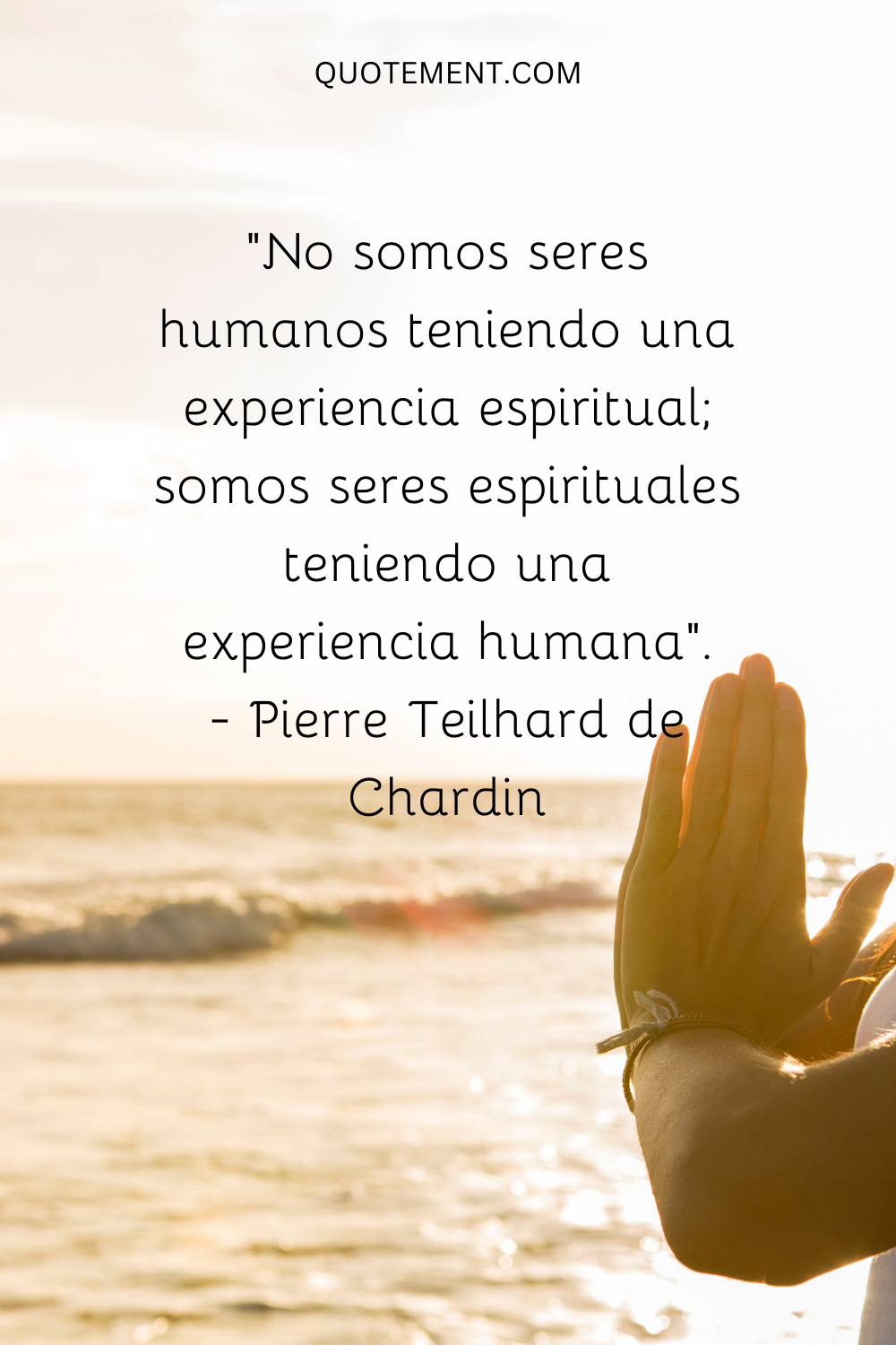 No somos seres humanos que viven una experiencia espiritual