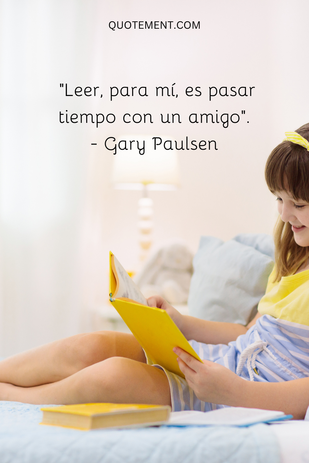 "Para mí, leer es pasar tiempo con un amigo". - Gary Paulsen