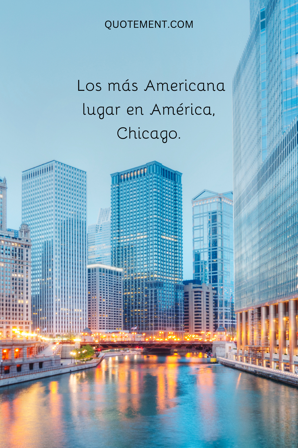 El lugar más americano de América, Chicago.