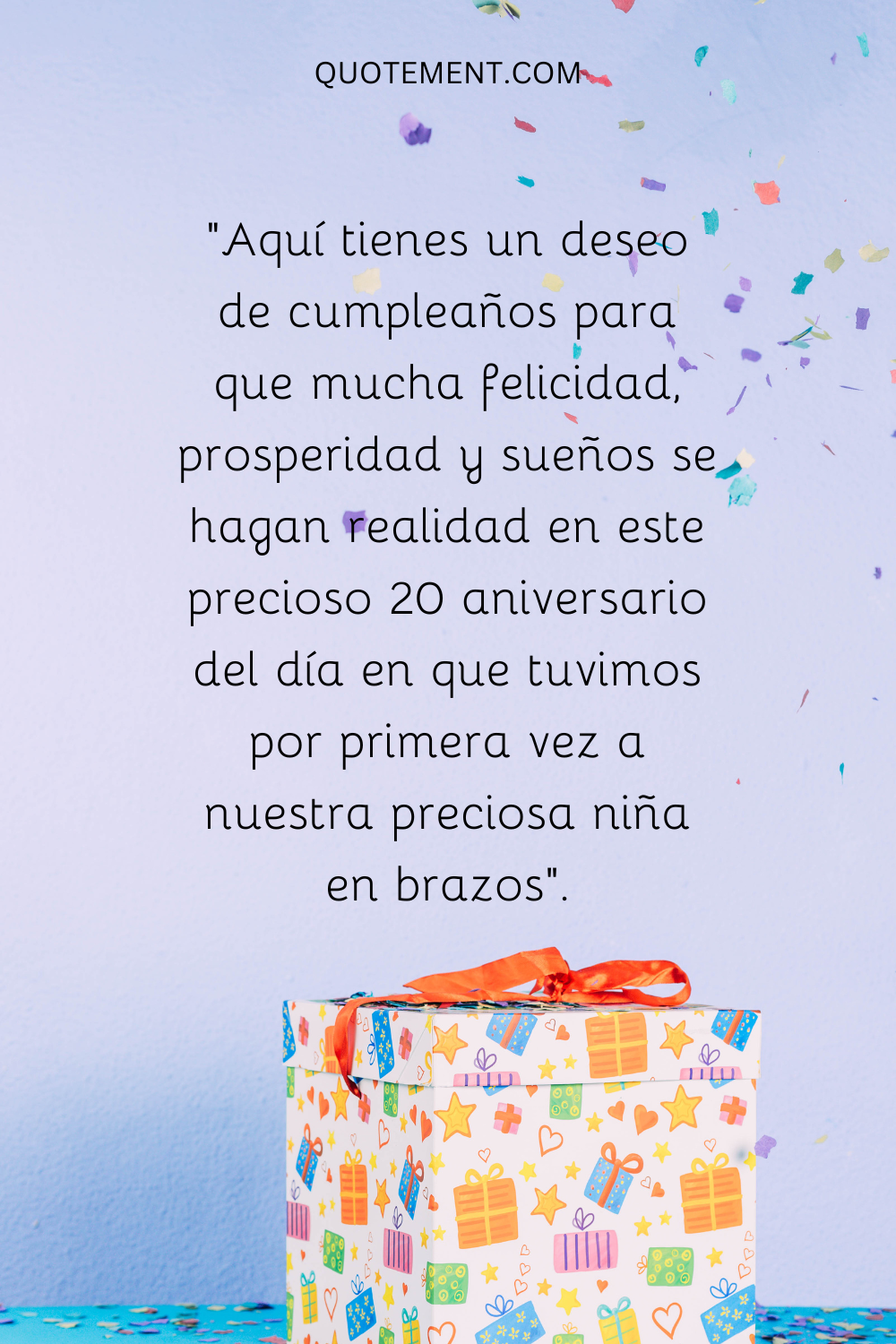 Te deseo mucha felicidad, prosperidad y sueños.