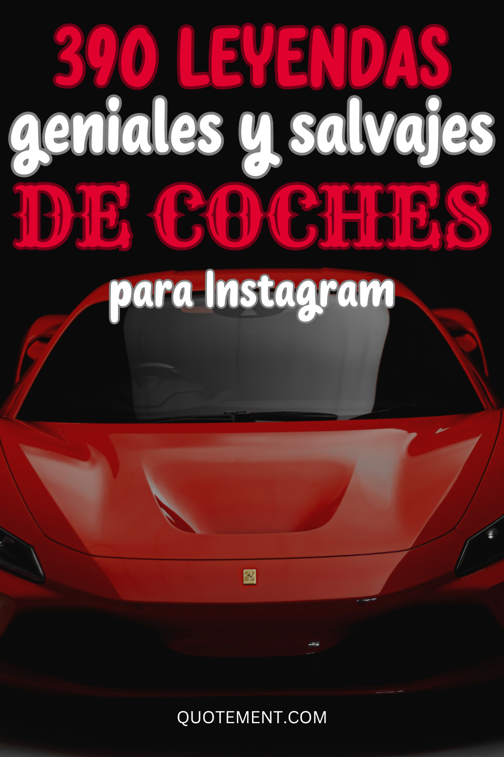 390 leyendas geniales de coches para Instagram para todos los amantes de los coches
