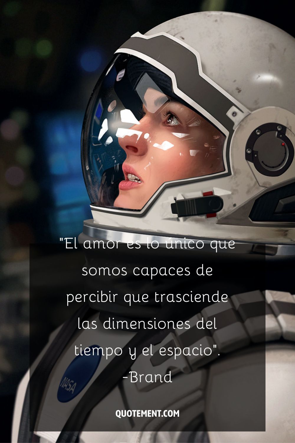 Cita célebre de Interstellar sobre el amor.