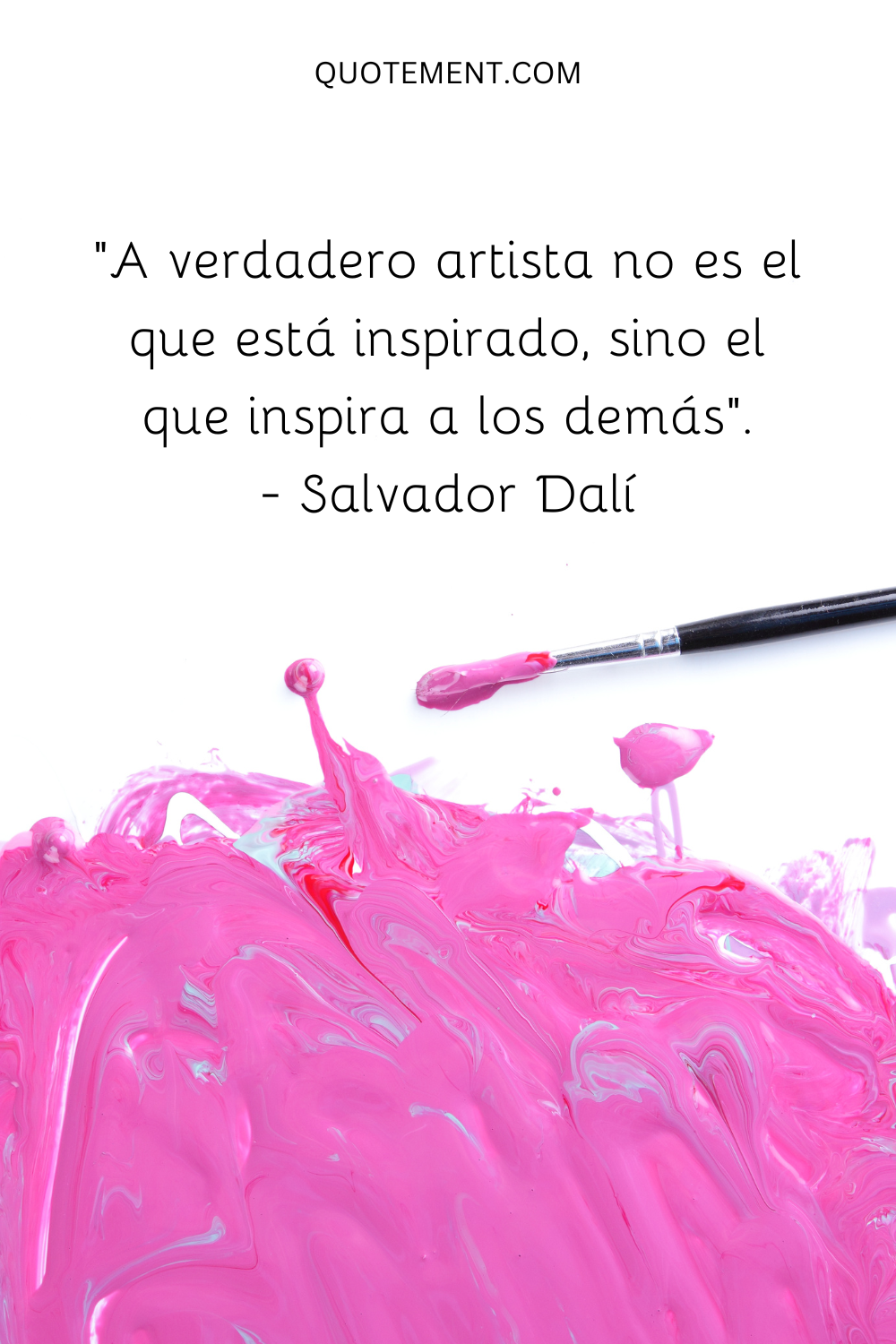 El verdadero artista no es el que está inspirado, sino el que inspira a los demás
