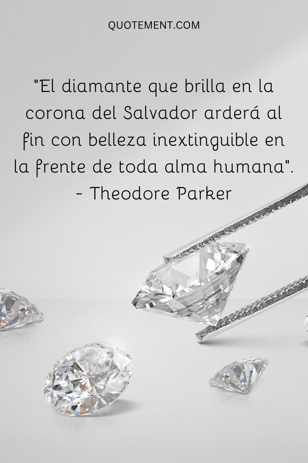 El diamante que brilla en la corona del Salvador arderá por fin en la frente de toda alma humana con una belleza inmarcesible.