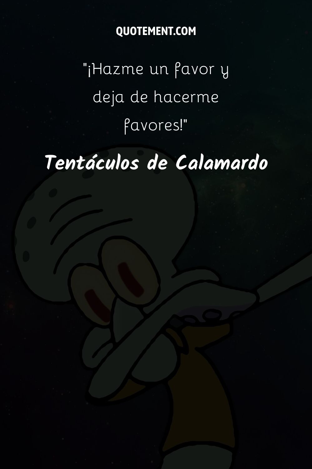 Ilustración de Calamardo bailando