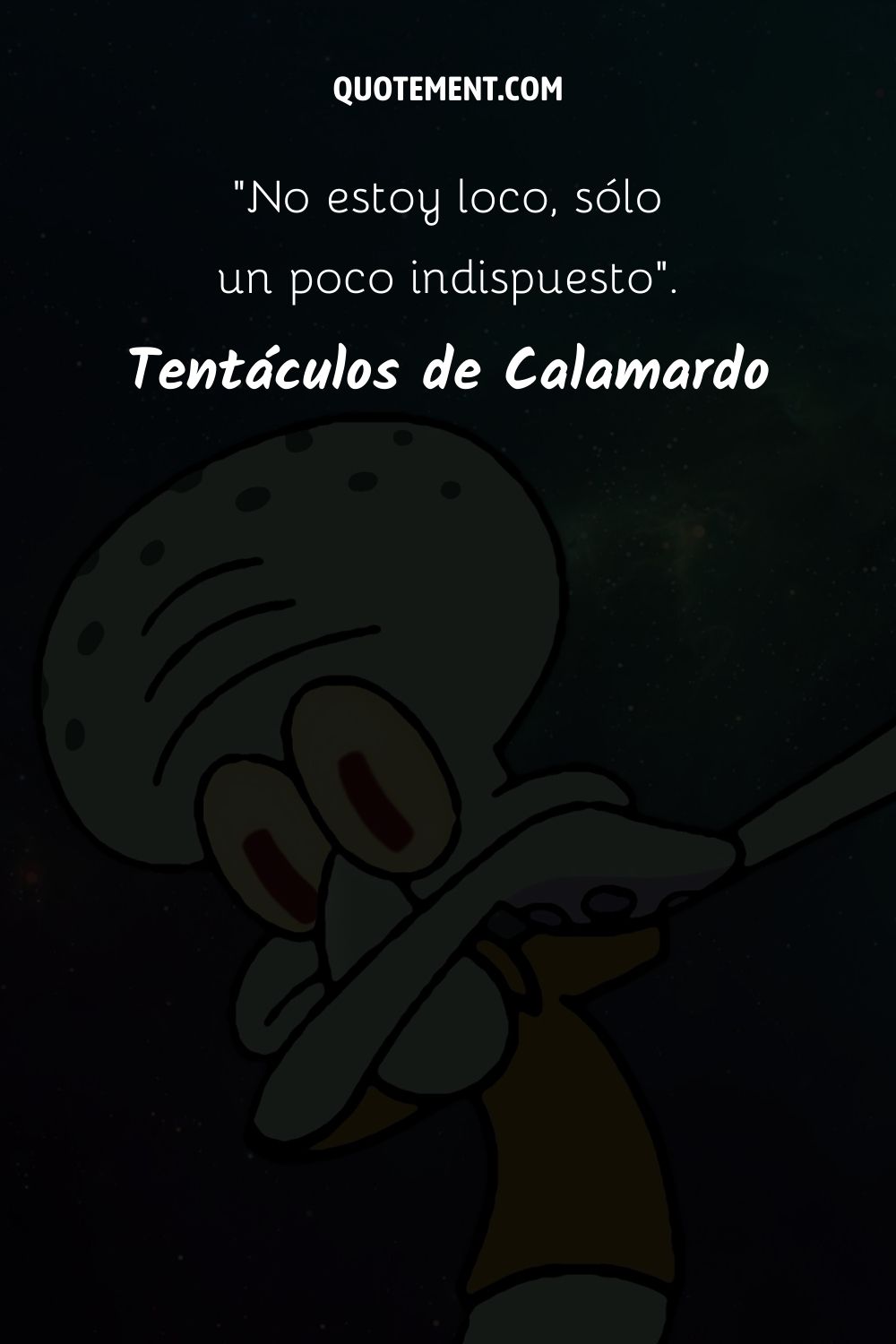 Calamardo Tentáculos bailando ilustración