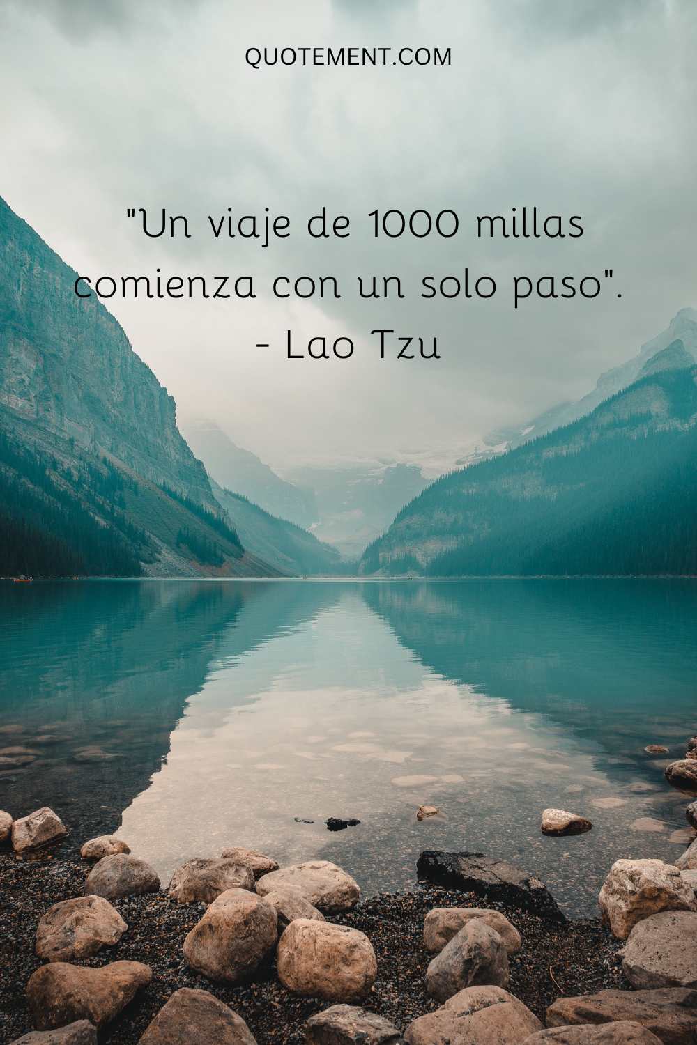 "Un viaje de 1.000 millas comienza con un solo paso". - Lao Tzu