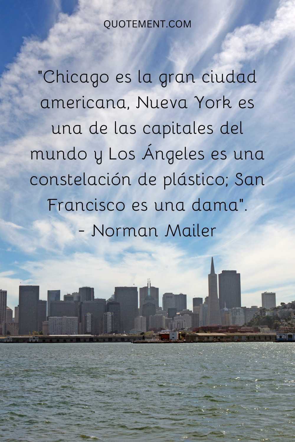 Chicago es la gran ciudad americana, Nueva York es una de las capitales del mundo, y Los Ángeles es una constelación de plástico