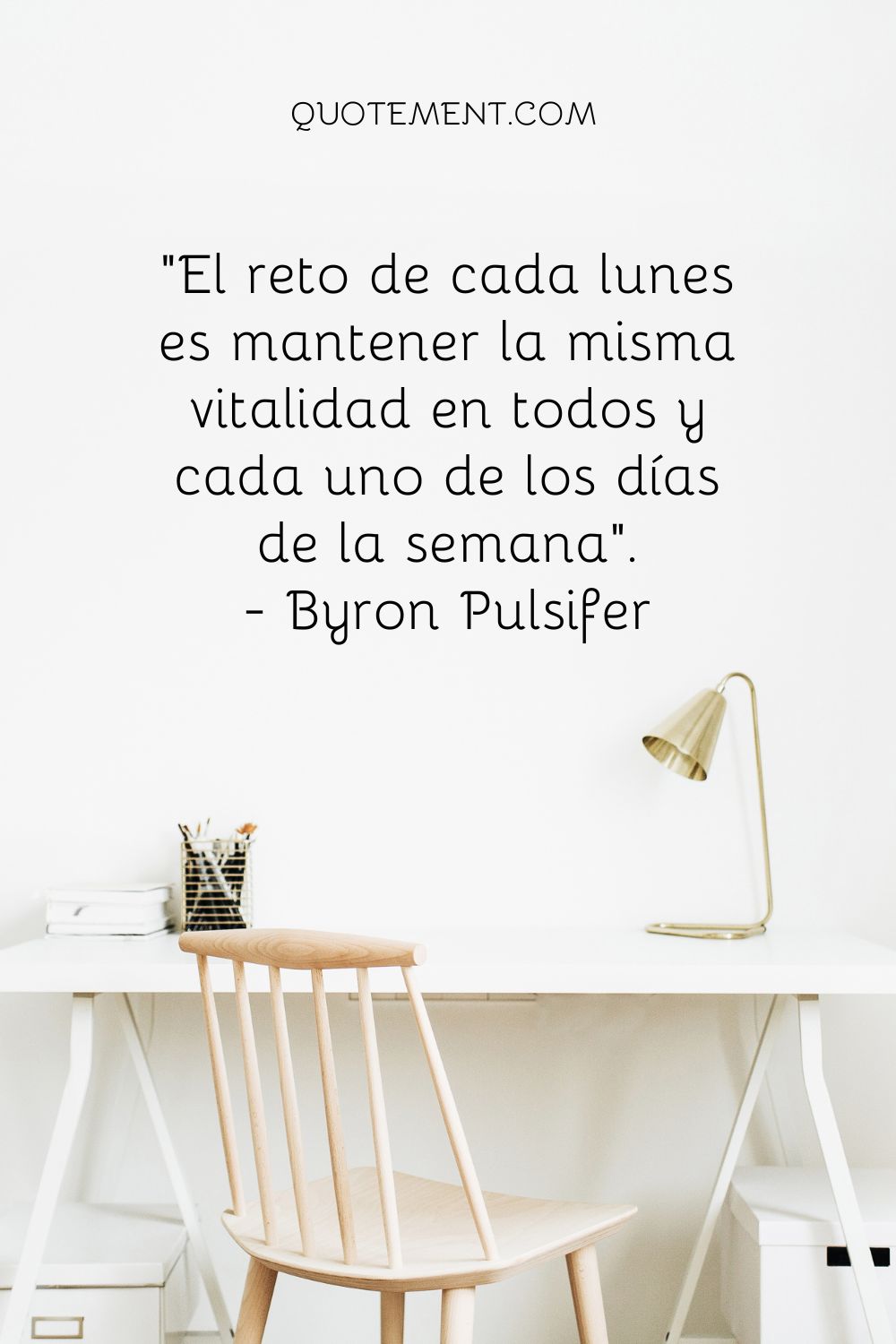 El reto de cada lunes es mantener la misma vitalidad en todos y cada uno de los días de la semana