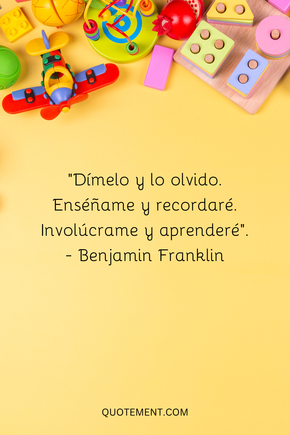 Dímelo y lo olvido. Enséñame y recordaré. Implícame y aprenderé