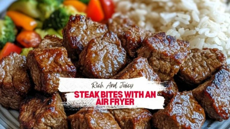 Rich And Juicy Steak Bites With An Air Fryer
