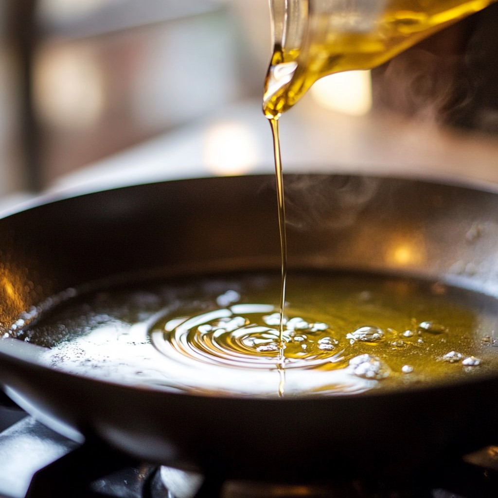 vegetable-oil-in-the-skillet